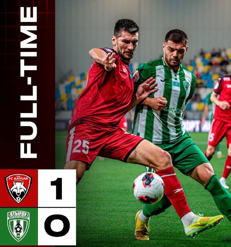 ҚПЛ, 26-тур: «Қайсар» Атырауды 1:0 есебімен жеңді
