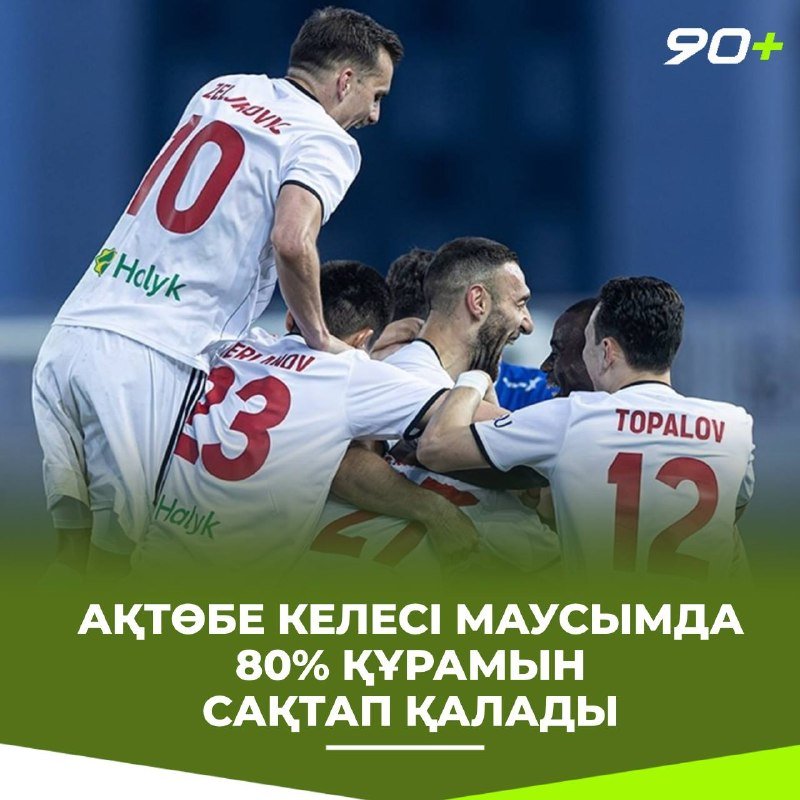 «Ақтөбе» келесі маусымда құрамның 80%-ын сақтауды жоспарлап отыр